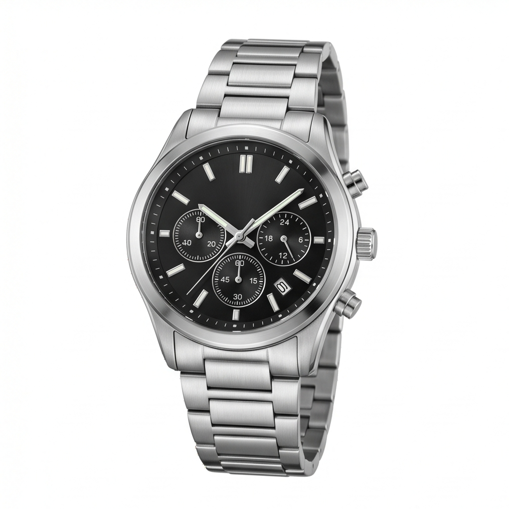 The Vanguard Chronograph Steel Watch