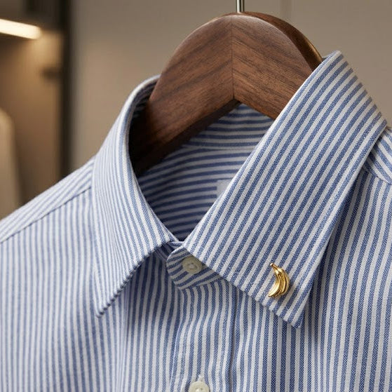 Men's Classic Fine Stripe Oxford Shirt