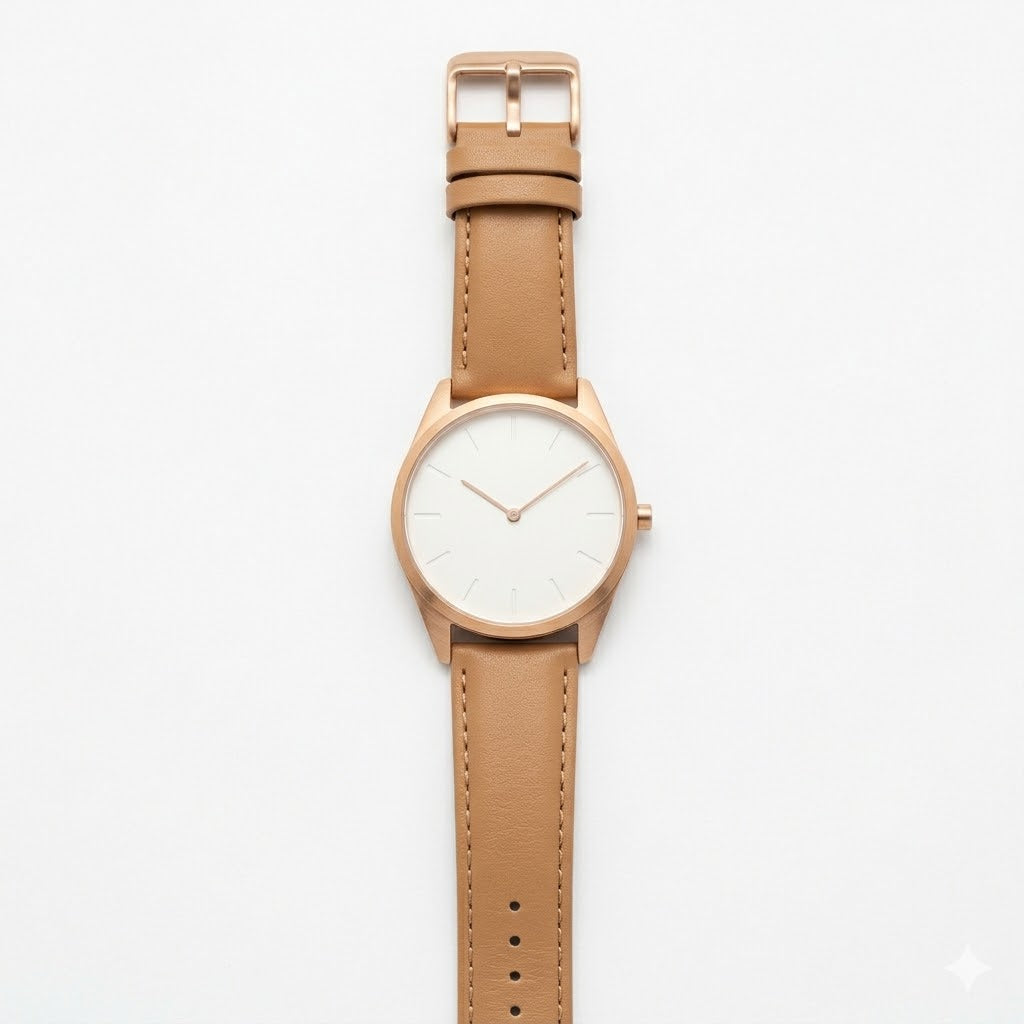 Minimalist Rose Gold Watch