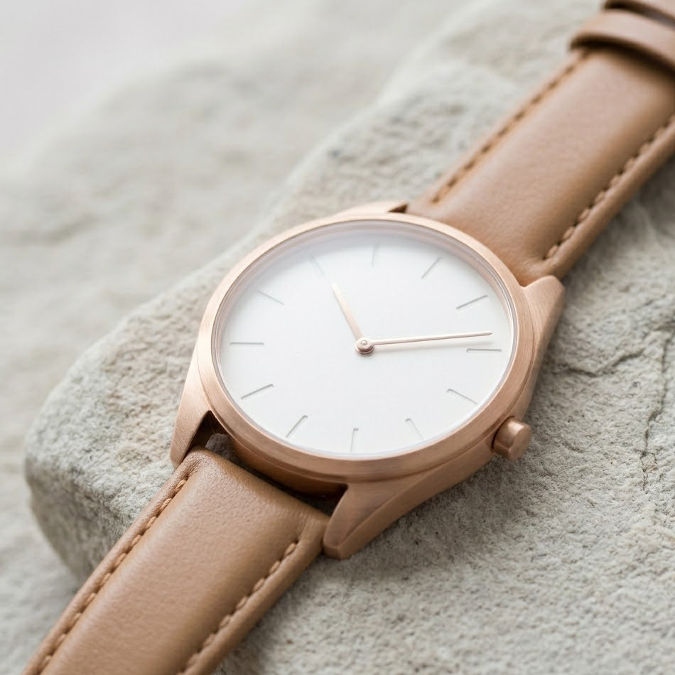 Minimalist Rose Gold Watch