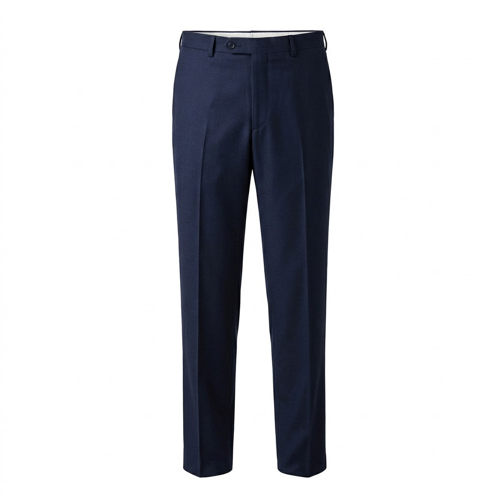 Men's Classic Navy Tailored Trousers