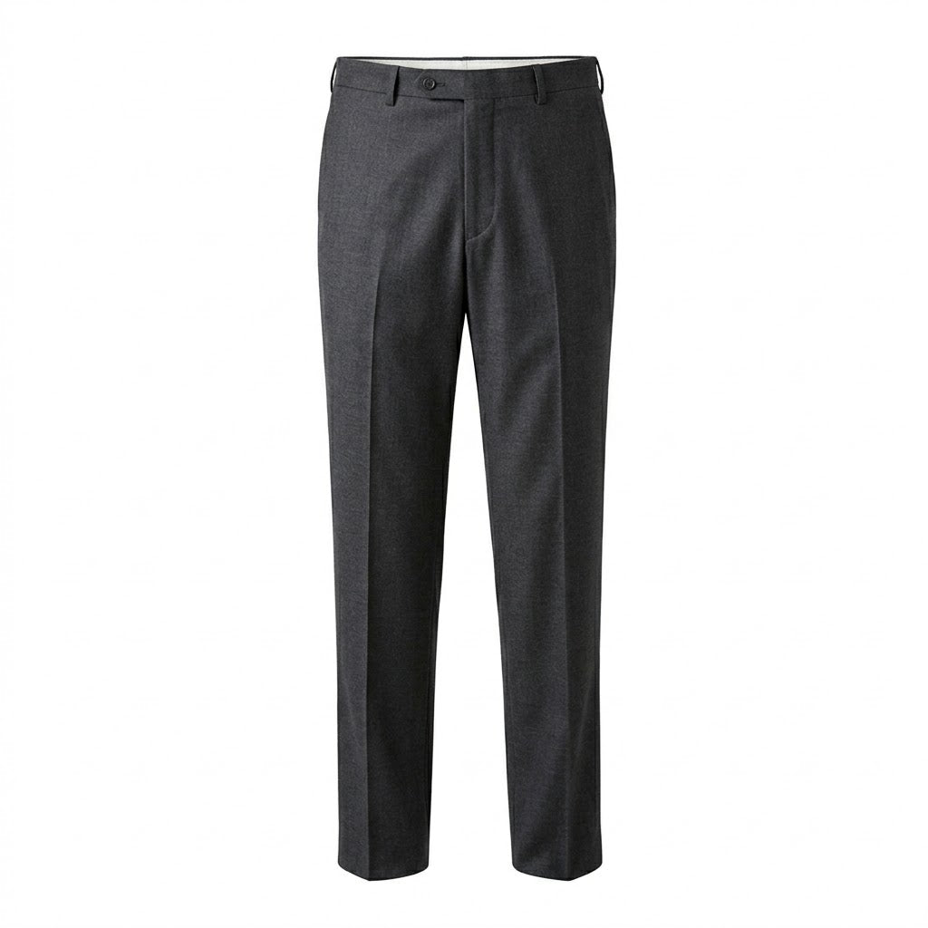Men's Charcoal Grey Tailored Trousers